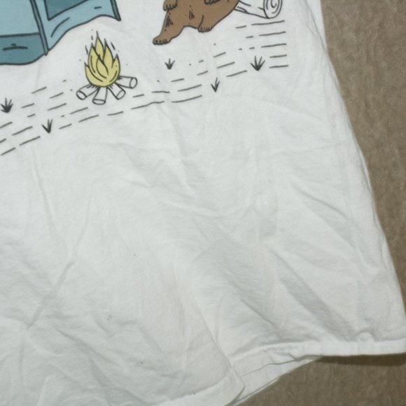 Eldon Boys Bear Camping T Shirt 🌵M - Picture 4 of 5